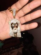 The GUU Shop 18K Gold-Plated AAA CZ Retro Jesus Pendant Review