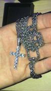 The GUU Shop 925 Sterling Silver Micro-inlay AAA CZ Cross Hip Hop Necklace Review