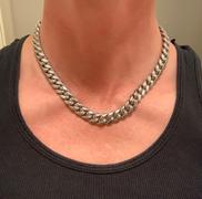 The GUU Shop 12mm 18K WhiteGold-Plated Classic Miami Cuban Link Review