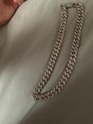 The GUU Shop 13mm 18K WhiteGold-Plated Pink Iced Cuban Chain Review