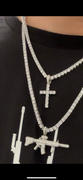 The GUU Shop Bundle White Gold Diamond Cross + 4mm Diamond Tennis Chain Review