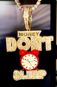 The GUU Shop 18K Gold-Plated Money Dont Sleep Iced Necklace Review