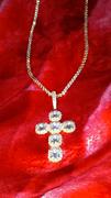 The GUU Shop Iced Large Gemstone Cross Necklace Review