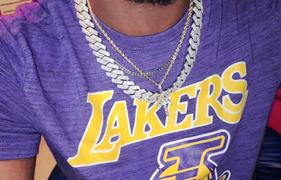 The GUU Shop 19MM 3Row Prong Cuban Link Necklace + Bracelet Bundle In WhiteGold Review