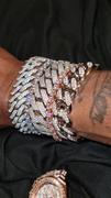 The GUU Shop Iced Cuban Link Bracelet (19mm) in White Gold Review