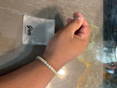The GUU Shop 5MM 925S & VVS Moissanite Tennis Bracelet 18K Gold Review