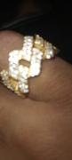 The GUU Shop 925S & VVS Moissanite Cuban Link Ring 18K Gold Review