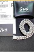 The GUU Shop New Flip buckle Iced Cuban Link Chain Silver Review