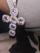 The GUU Shop Iced Large Gemstone Cross Necklace Review