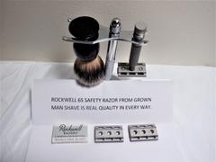 Grown Man Shave Rockwell 6S Adjustable Stainless Steel Safety Razor Review