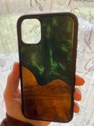 WUDN Slim Resin & Wood Phone Case (Coastline Collection - Deep Sea Green) Review