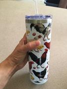 50 Strong Personalized (Custom) Stainless Steel Skinny Tumbler with Straw Lid - Name - 20oz. Review