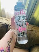 50 Strong Pastel Cactus Hydration Tracker Water Bottle With Time Markers (30 oz.) Review