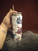 50 Strong Sisters Are Like Chubby Thighs They Stick Together Stainless Steel Skinny Tumbler with Straw Lid (20oz.) Review