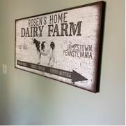 Olive Branch Farmhouse Personalized Dairy Farm Sign Review