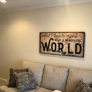 Olive Branch Farmhouse What a Wonderful World Sign Review