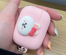 LINE FRIENDS COLLECTION STORE BROWN & FRIENDS CONY MINI FRIENDS AIRPODS PRO CASE WITH A POMPOM KEYCHAIN Review