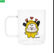 LINE FRIENDS COLLECTION STORE BT21 CHIMMY BABY DRINKWARE GLASS MUG & COASTER SET Review