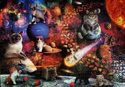 Puzzledly Galaxy Cats | 1,000 Piece Jigsaw Puzzle Review