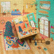 Puzzledly Home for the Holidaze | 500 Piece Jigsaw Puzzle Review