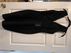Emprada Tavia Black V Neck Lace Bandage Midi Dress Review