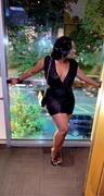Emprada Stare Black Sequin V-Neck Shoulder Pad Mini Dress Review