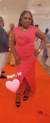 Emprada Lima Fuchsia Pink Wrap Maxi Dress Review