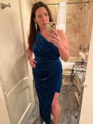 Emprada Zya Blue Velvet Maxi Dress Review