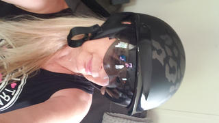 Voss Helmets VOSS 707FRP MATTE BLACK 3 AMIGOS HALF HELMET Review