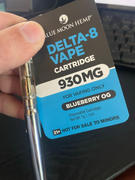 purecbdnow.com Blue Moon Hemp Delta 8 Vape Cartridge 930mg (Choose Strain) Review