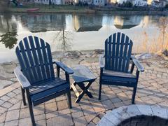Highwood USA  2 Hamilton Deck Chairs with Folding Side Table Review