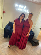 InfinityDress.com Burgundy Wine Multiway Convertible Infinity Dress Review
