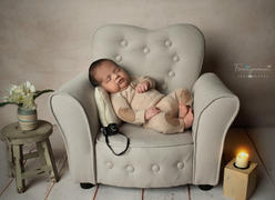 Newborn Studio Props Mini Sofa - Model 3 - Light Gray Review