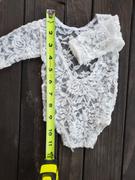 Newborn Studio Props Lace Bodysuit - White - Model 1 Review