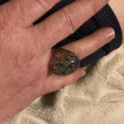 silverbazaaristanbul Yemeni Agate Aqeeq and Onyx Stone 925 Sterling Silver Mens Ring Review