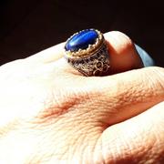 silverbazaaristanbul Men's Ring 925 Sterling Silver Handmade Natural Blue Tigers Eye Stone Review