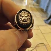 silverbazaaristanbul Noble Lion Design 925 Sterling Silver Onyx Stone Mens Ring Review