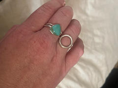 Discovered Natural Turquoise Ring, Handmade Trillion Gemstone 925 Silver Bezel Ring Review