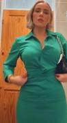 bymollie GREEN CROP SHIRT AND SIDE SPLIT MIDI SKIRT CO-ORD Review