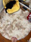 WoollyFluff Fluffy & Shaggy Round Flossy Fur Rug Review