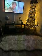 WoollyFluff Extra Fluffy & Shaggy 4 Quad Pelt Sheep Fur Area Rug Review