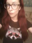 Boredwalk Women's Raccoon With Glasses T-Shirt Review