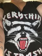Boredwalk Women's Everything is Trash Raccoon Vneck T-Shirt Review