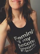 Boredwalk Unisex Feminist is My Second Favorite F Word Tank Top Review