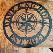 ClineDesignCreations Personalized Compass Rose Metal Sign Review