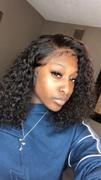 NiaWigs Kinky Curly Human Hair Lace Front Wigs For African American Review