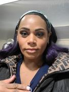 NiaWigs Donna #Purple Headband Wig Human Hair Machine Made Wigs Review