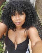 NiaWigs Afro Kinky Curly Brazilian Human Hair 150% Density Closure Lace Wig With Bangs Review