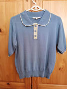 simpleretro-hk Alyssa 藍色中袖針織Polo衫 Review