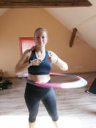 Schwungfit Hula Hoop Reifen Set Rosa 1,2 kg - Inkl. Tasche, Bauchweggürtel und Workout App Review
